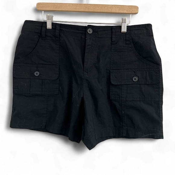 Style & Co. Pants - Style & Co. Women's Black Cargo Shorts